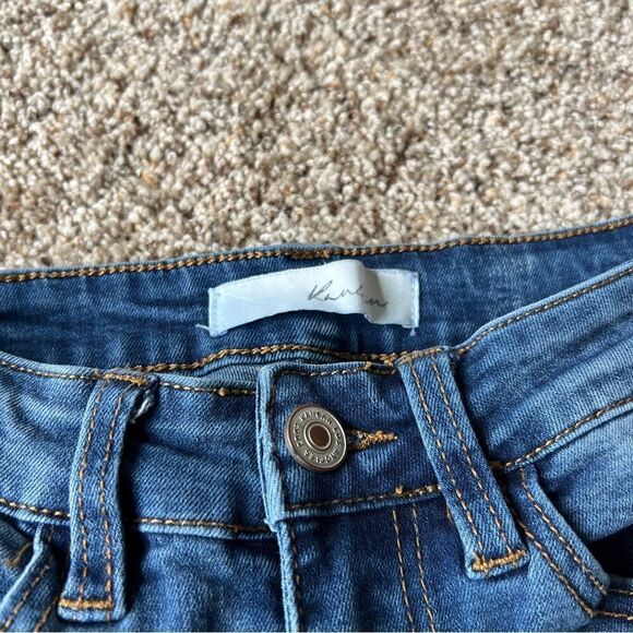 Kancan Estilo Medium Wash Ripped Skinny Jeans Size 24 - Picture 3 of 8